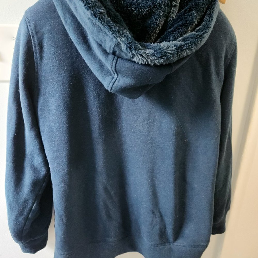 463. BC Clothing Teal Fleece-Lined Hoodie |L - Picture 6 of 7